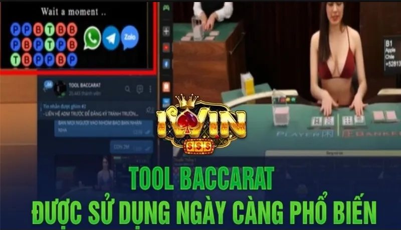 Tool hack Baccarat Iwin phân tích ván bài